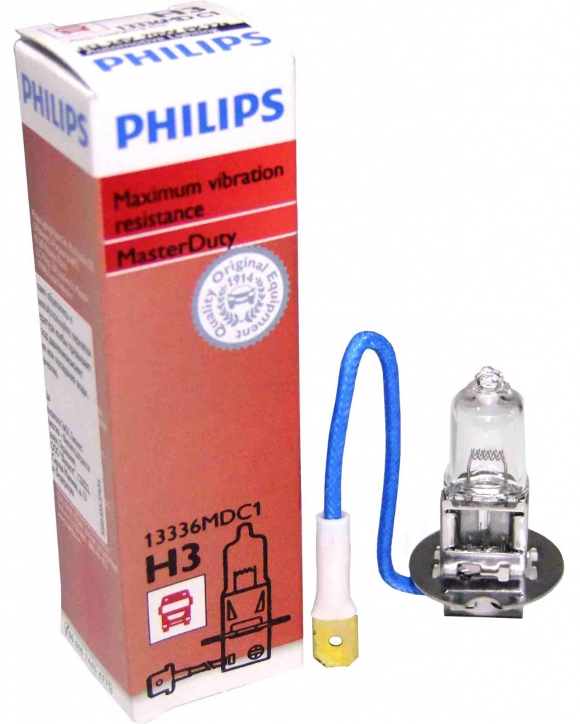 Автолампа H3/PK22S 24V 70W PHILIPS галоген 13336 MD C1 Автолампа H3/PK22S 24V 70W PHILIPS галоген 13336 MD C1