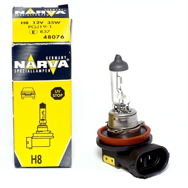 Автолампа H8/PGJ19-1 12V 35W NARVA Standard галоген 48076 Автолампа H8/PGJ19-1 12V 35W NARVA Standard галоген 48076
