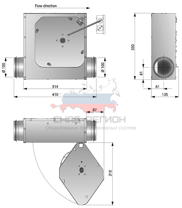 Габаритные размеры LPKB 100 C1 Габаритные размеры LPKB 100 C1