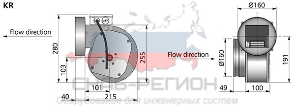 Принципиальная схема установки RFE 140 CKR