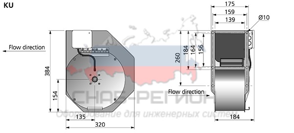 Принципиальная схема установки RFE 200 CKU