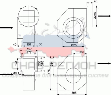 Принципиальная схема установки RFE 250 BKU ErP