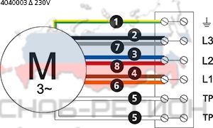 Схема подключения RFT 250 BKU ErP