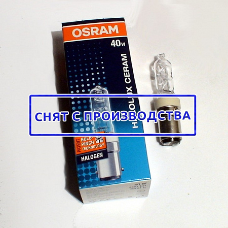 Лампа галогенная OSRAM 64494 ECO Halolux Ceram 70W 230V B15d прозрачная l86 d14 Лампа галогенная OSRAM 64494 ECO Halolux Ceram 70W 230V B15d прозрачная l86 d14
