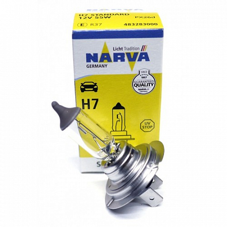 Автолампа H7 12V 55W NARVA Standard галоген 3200K 48328 Автолампа H7 12V 55W NARVA Standard галоген 3200K 48328