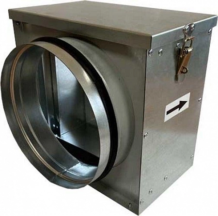 Корпус HEPA фильтра d315 370х370х300 канальный оцинкованный Корпус HEPA фильтра d315 370х370х300 канальный оцинкованный